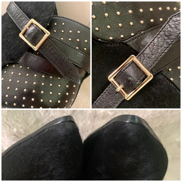 👑✅PRICE FIRM✅NO OFFERS SUPER SALE!! 👑AUTHENTIC Burberry Wedge Fur Ankle Boots. - Picture 9 of 17